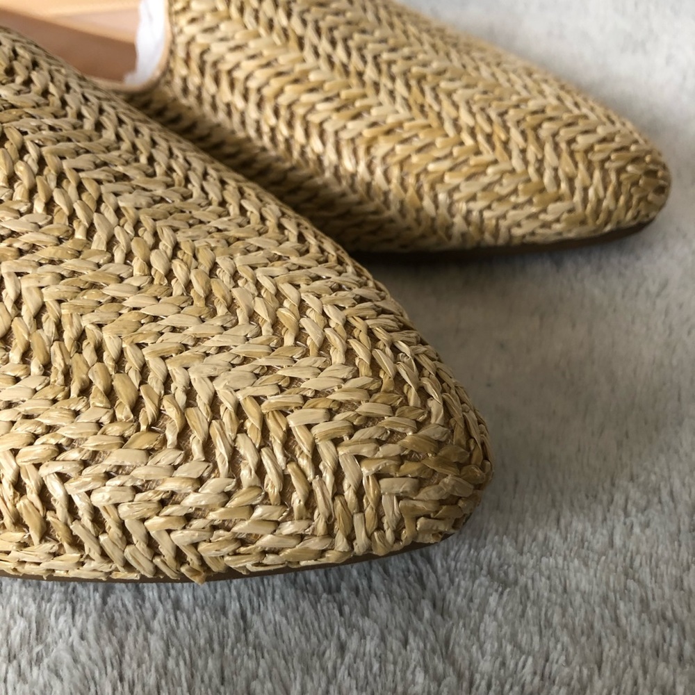 Straw Slip Ons Mules New Size 9 - Picture 5 of 5